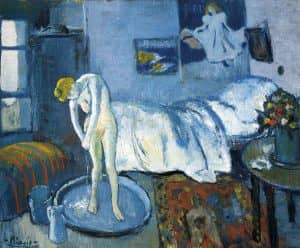 Later Picasso painting (Blue Period)